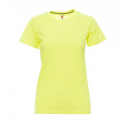 SUNSET LADY  T-SHIRT 100% COTONE 150GRMQ GIALLO FLUO