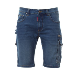 Bermuda Lavoro West Shorts | Multitasche Stone Wash