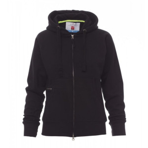 FELPA DA DONNA PAYPER CON ZIP INTERA E CAPPUCCIO MODELLO DALLAS+ LADY