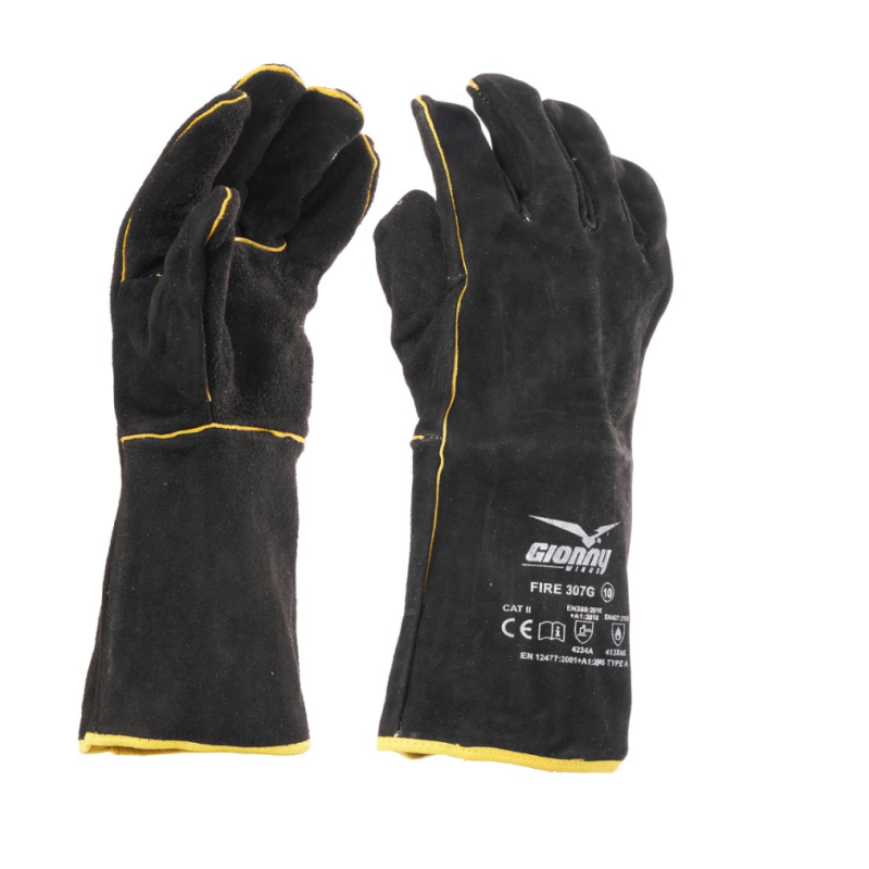 FIRE307G - GUANTO SALDATORE CROSTA 34CM CERTIFICATO