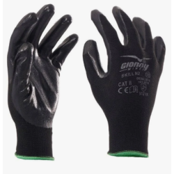 N1002E - GUANTO  SPALM. NITRILE DORSO AREATO