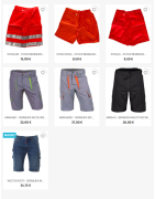 BERMUDA DA LAVORO VARIE MARCHE CERTIFICATI