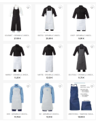 GREMBIULE PARALANZA TRAVERSA DA LAVORO RISTORAZIONE SALDATURA