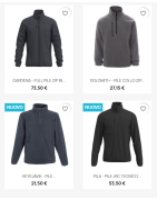 Abbigliamento in Pile da Lavoro ANTINFORTUNISTICO LEGGERI E PESANTI