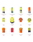 ABBIGLIAMENTO DA LAVORO PER LA PTOTEZIONE  ALTA VISIBILITA'